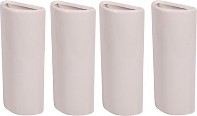 Radiator bak luchtbevochtiger - pakket 6x stuks - wit - keramiek - verwarming waterverdamper