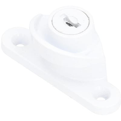 Serrure de fenêtre Sécurité enfant Serrure de sécurité Blanche Serrure de châssis antivol Serrure de porte coulissante en alliage de zinc white