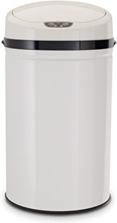 Sensor Prullenbak - Automatische Prullenbak - Wit (wit-geel) - 30 liters