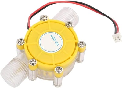 Micro Water Turbine - Energie Generator - Stroom Opwekken - Hydro-elektrische Scheiding - 80 Volt - Transparant Geel