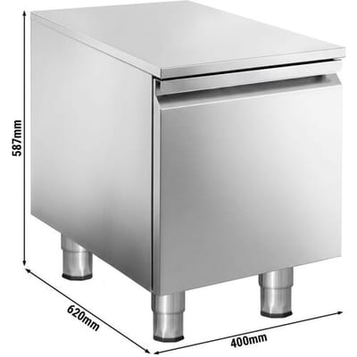GGM Gastro Schubladenschrank - Edelstahl - 400x620mm - 1 große Schublade