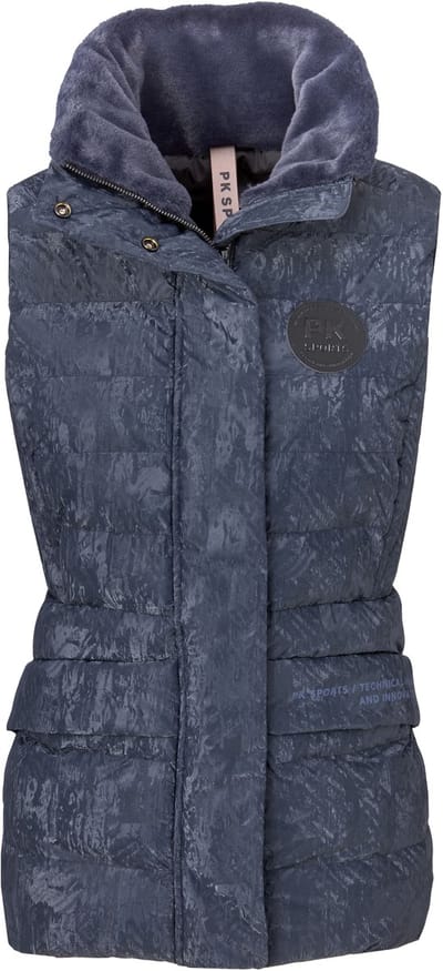 PK International - Bodywarmer - Dames - Waterdicht - Ademend - Winddicht - Gewatteerd - Brise - Donkerblauw - XS/34