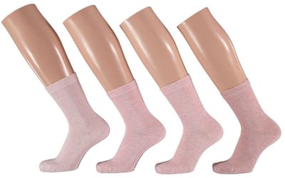 Apollo - 8-Pack - Katoenen Herensokken - Pique Boord - Dagelijks - Heren / Dames - multi roze - 23-26 - 158360000