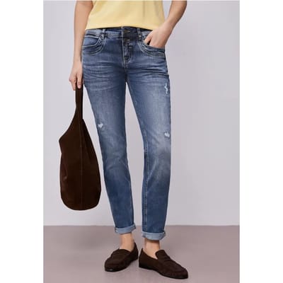 Jeans met destroyed look