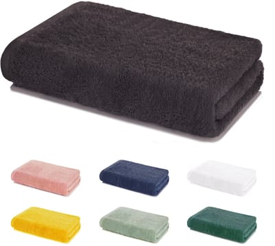 Lavea® Badlaken 80x200 cm 100% Katoen Zacht en Absorberend – Ideaal als Groot Badlaken, Saunahanddoek of Strandlaken voor Douche, Spa of Gym – Antraciet