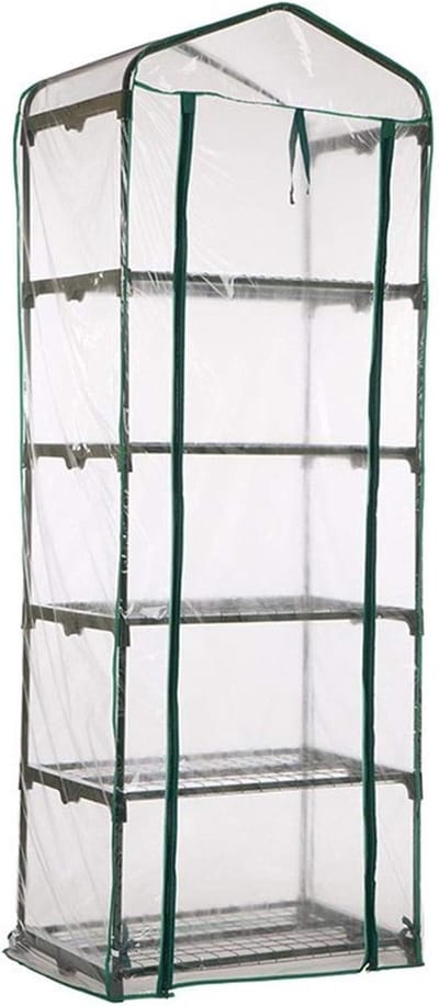 Serre Vervanghoes - Plantenhoes Tuin - Planten Beschermen - Waterdicht PVC - 155 x 49 x 89 cm - Transparant