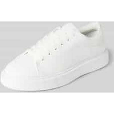Sneakers van echt leer met Logodetail