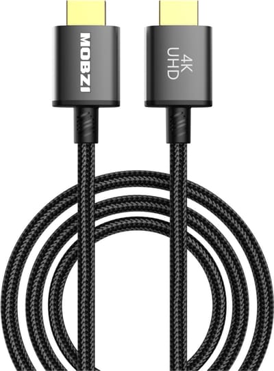 MOBZI 5 Meter HDMI 2.0 Kabel – 4K Ultra HD 60Hz – 18Gbps – Compatibel met PS4 PS5 Xbox Samsung LG Sony TV Laptop Monitor Projector – Stabiel Signaal