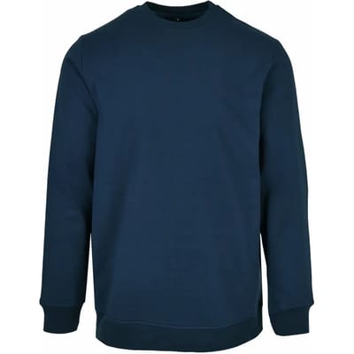 Basic Crewneck Sweater met ronde hals Navy - XS