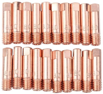 20 Stuks 0.8/1mm MIG/MAG Lasdraad Contactpunten voor Lasapparatuur en Consumables
