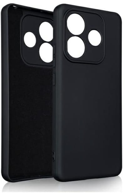 Beline Silicone - Xiaomi Redmi Note 14 Etui - Zwart - Hardcase - Silicium