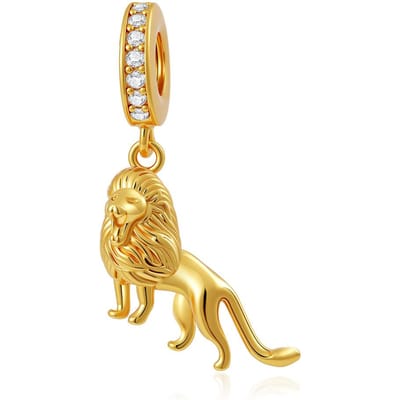 18K Verguld Grote Bedels Koper Echt Voor Vrouwen Fijne Sieraden Passend Armband Vlinder Hart Rond Vierkant Decoratief Hanger Bedels Charm beige