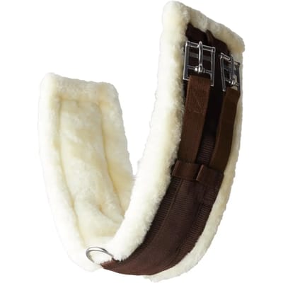 Neopreen dressuursingel met nepbont Horze Tartu