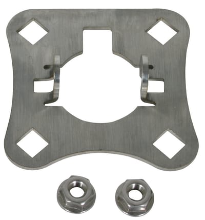 Dehn AP SR D50 4AE HVI V2A aansluitplaat voor steunbuizen - 819288