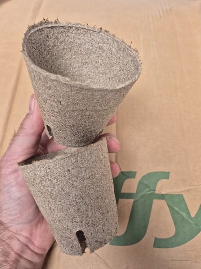Jiffy potten (rond) - 8 cm (50 stuks)