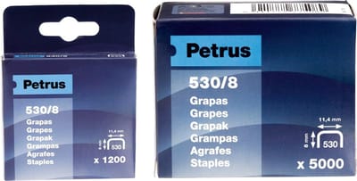 Set van 1200 nietjes voor nageltang 12 mm
