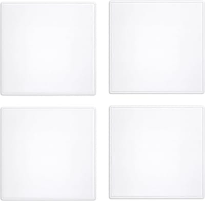 Afdekplaat Set - Blindplaat Wand - Stopcontact Afdekken - Zelfklevende Installatie - 86 x 86 cm - Wit