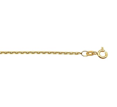 Doublé 10/000 Collier anker gediamanteerd 1 3101023 42