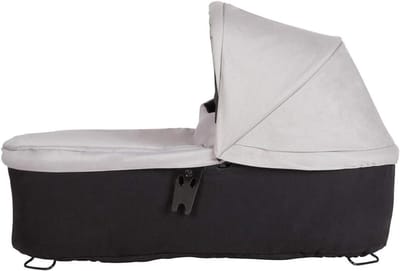 Baby Carrycot - Draagmand Kinderwagen - Baby Vervoeren - 3-in-1 Functionaliteit - Tot 9 kg - Zilver