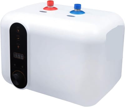 Elektrische Boiler - Doorstroomverwarmer Opslagtank - Direct Warm Water - Snelle Verwarming IPX4 - 10 Liter - Wit