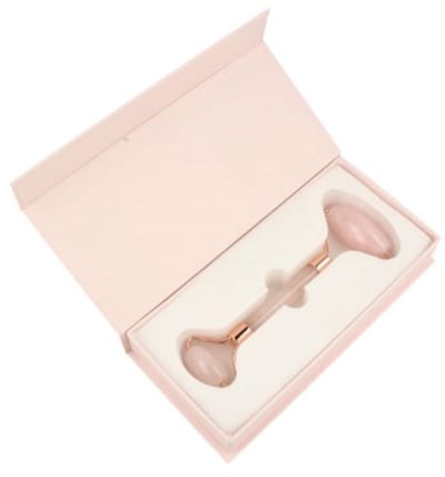 Rozenkwarts gezicht massage roller
