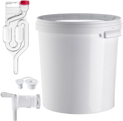 KADAX Set Gistingsemmer met deksel 33L