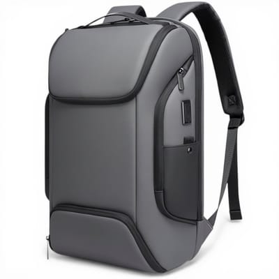 Laptop Rugzak 15.6 Inch - USB - Anti-diefstal - Waterafstotend - Grijs