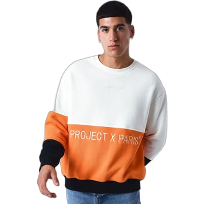 Gebreid sweatshirt met ronde hals Project X Paris Colorblock