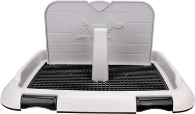Hondentraining Draagbaar Verwijderbaar Trainingstoilet voor Reuen - Geschikt voor Kleine Honden - Zwart puppy training tray