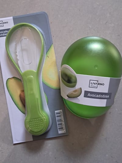 Livarno home Advocaat snijder en Advocaat bewaardoos - 2-delig - Groen