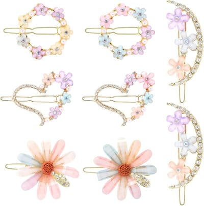 Vintage Haarspelden voor Bruiden, Antieke Kristallen Haaraccessoires met Parels en Bloemen, Ideaal voor Bruiloften en Feestelijke Gelegenheden