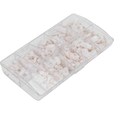200 stuks Oefentraining Kunstmatige Hand Nageltip Beginner DIY Kunstmatige Nep Nagels Manicure Gereedschap Wit wit