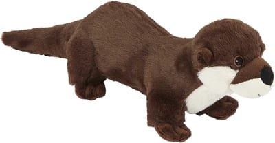 Ravensden pluche knuffel dier Otter - bruin - 23 cm - Otters - waterdieren