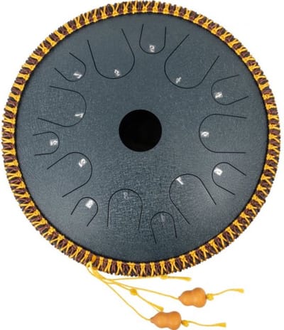 Tong trommel handpan - Marineblauw - Hang drum - Instrument - 36 cm