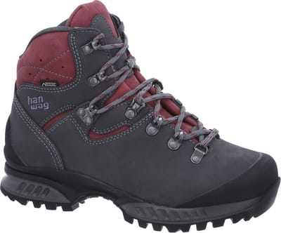 Tatra II Wide Lady GTX Dames (Asfalt/Donkergarnet)