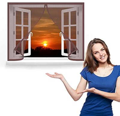 Magnetisch Vliegenhorgordijn 95 x 80 cm - Duurzaam en Transparant voor Deuren en Ramen - Ideaal voor Huizen met Kinderen en Huisdieren