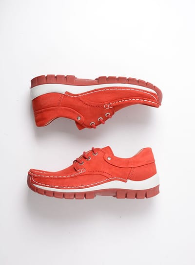 Wolky Dames Veterschoenen 04701 Fly Summer Rood