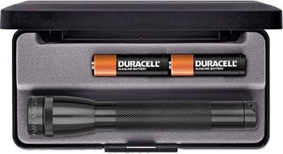 Maglite Mini AA in Box | 16.78 cm lang – Krachtige lichtbundel – 96 meter bereik – 14 lumen | Inclusief batterijen en opbergdoosje | Zaklamp – Zaklampen – Veiligheid – Camping | De Veiligheids-winkel