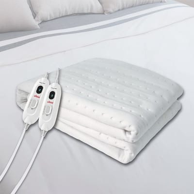 Ufesa Flexy Heat CME Elektrische Deken – 2 Persoons Onderdeken – 150×130 cm – 3 Warmtestanden – Wasbaar – 120W