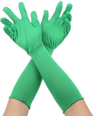 Dailygoods- Chromakey Handschoenen - Duurzaam Melkzijde Materiaal - Verdwijnende Effecten - Fotografie/Video Effecten - Universeel/Comfortabel - Ademend Design - Groene Handschoenen