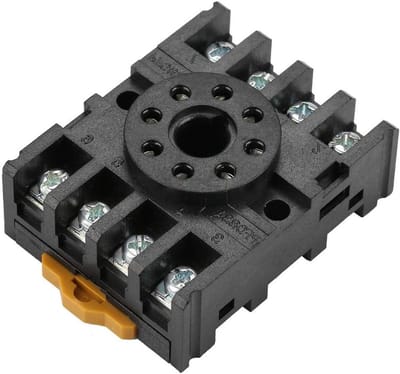 Duurzame relaisbasis 220V AC voor MK2P, geschikt voor JQX-13F en LY2N-J, ideaal voor schakelingen en automatisering