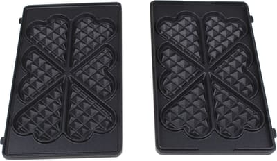 Tefal Snack Collection XA800612 - Hartvormige Wafelplaten - Non-Stick Coating - Geschikt voor Snack Collection
