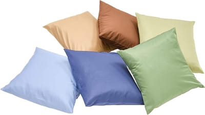 Children's Factory 30,5 cm gezellige kussens voor kinderen, Lt. Woodland Set-6, CF650-543, flexibele zitkussens in de klas, kleuterschool, kinderdagverblijf of speelkamerinrichting