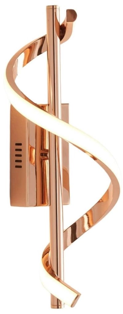 Kosilum - Simaria - Wandlamp - Roségoud - Aluminium, ijzer en PC