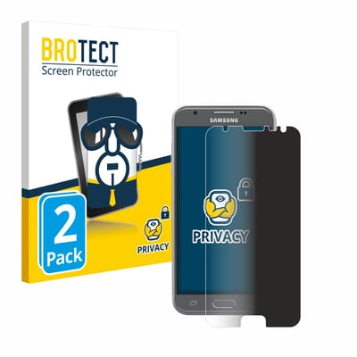 BROTECT - privacy screenprotector voor Samsung Galaxy J3 2017 - Folie Beschermfolie Blauwlichtfilter 2 Stuks