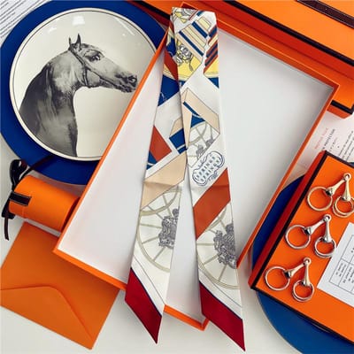 100% Zijde Hoge Kwaliteit Luxe Merk Sjaal Dames Hoofdband Haarband Foulard Strik Lint Neckerchief Dunne Sjaals Accessoires 5x85cm gray