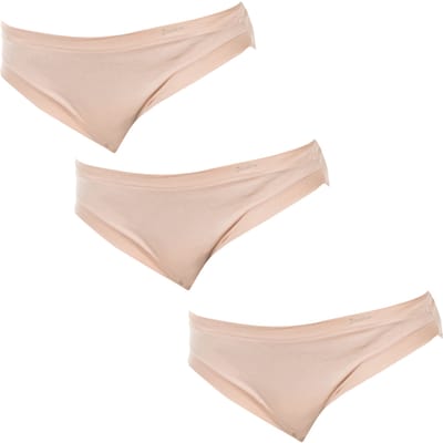 Pack-3 Slip met mid taille en binnenvoering 1031184 dames