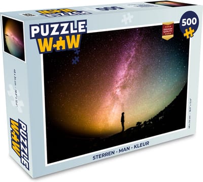 Puzzel Sterren - Man - Kleur - Legpuzzel - Puzzel 500 stukjes