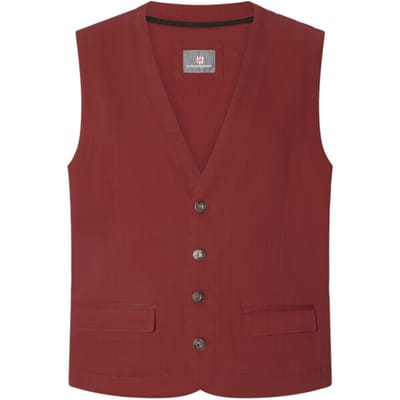 Jan Vanderstorm herren Bodywarmer - 50 - rood - Plus Size
