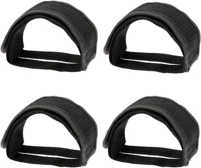 Verstelbare en Antislip Fiets Pedalen Straps met Teclips, 4 Stuks voor Mountainbike en Stadsfiets